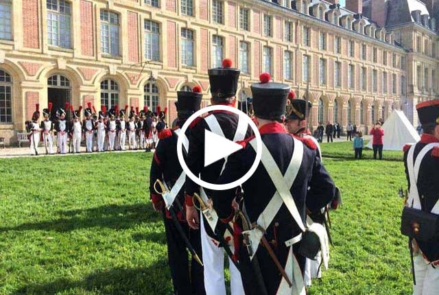 Reconstitution au château de Fontainebleau