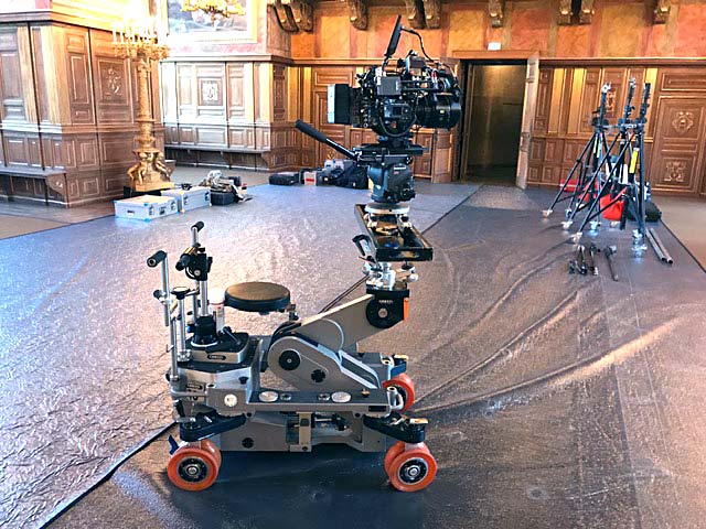 Château de Fontainebleau, tournage L'Oréal